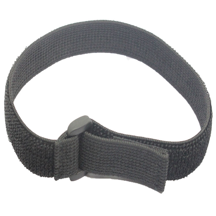 china Elastic hook and loop watch strap with buckle