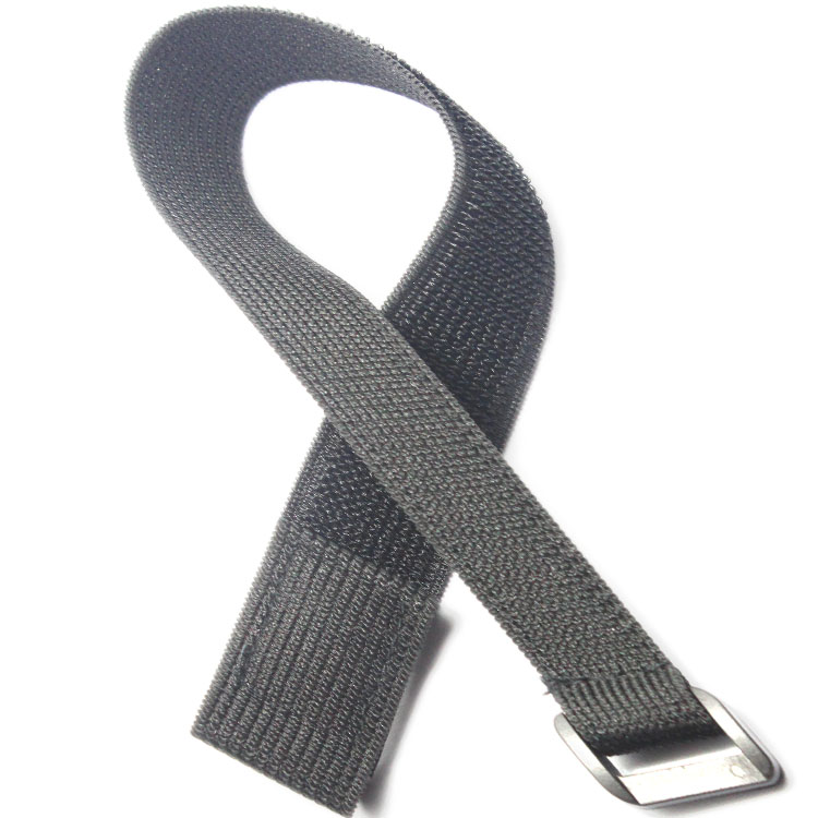 China elastic Velcro Strap with Buckle Adjustable Elastic Strap